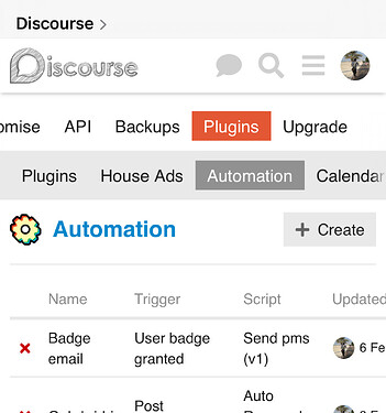 automation page