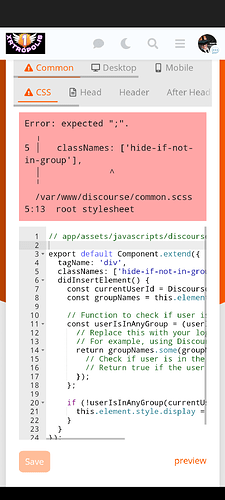 Une capture d'écran d'un écran d'ordinateur affichant un éditeur de code avec un fichier HTML ouvert, montrant du code HTML et JavaScript avec un message d'erreur mis en surbrillance. (Légendé par l'IA)