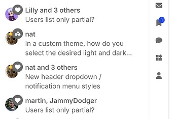 The image displays a chat interface with a discussion thread focused on selecting and customizing theme elements. (Captioned by AI)