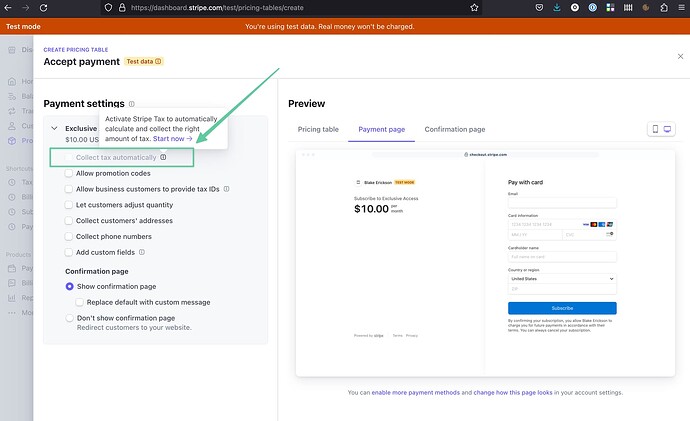 pricing-table-setup