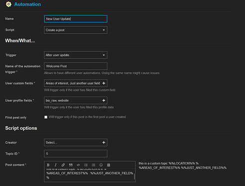Placeholder example