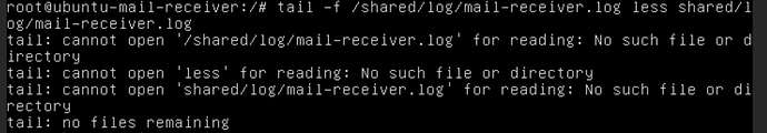 error de log