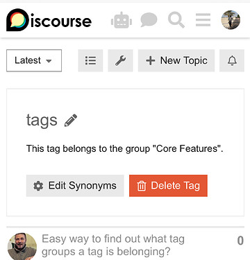 tag info