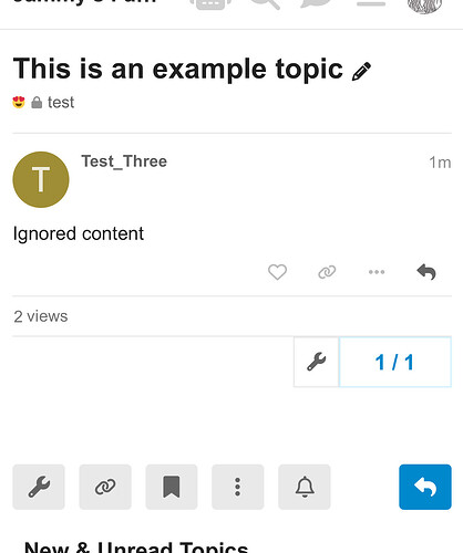 ignored OP
