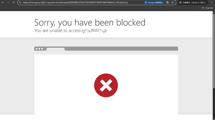 The image shows a web browser displaying an error message that reads, "Sorry, you have been blocked," indicating an inability to access the intended website due to a block. (Generated by AI Title)