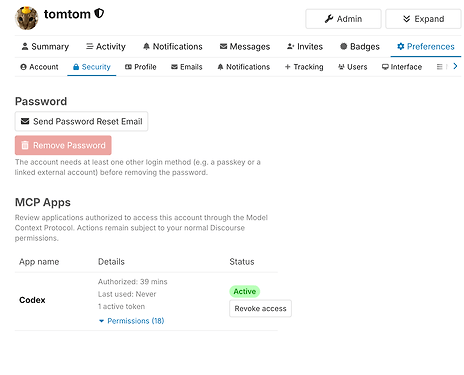 user preferences