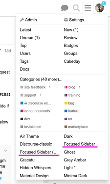 sidebar enable
