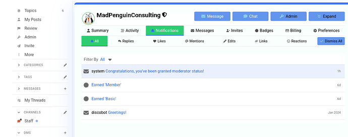 Screenshot che mostra la mancanza del link "Community"