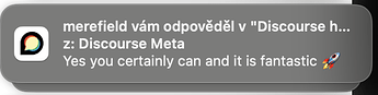 Das Bild zeigt ein Textgespräch, in dem jemand die neue Version von Discord Meta mit einem aufgeregten Emoji begrüßt. (Beschriftet von KI)