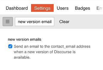 new version emails