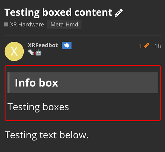 A imagem é uma captura de tela de uma interface digital exibindo informações técnicas e uma caixa de teste com uma legenda informativa. (Legenda por IA)