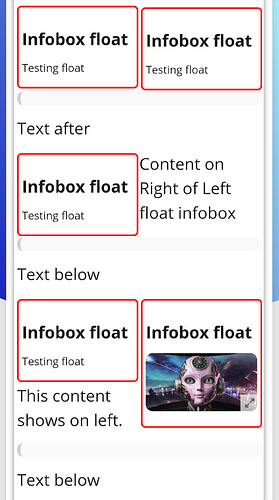 A imagem é uma captura de tela de um aplicativo móvel, mostrando um menu suspenso com quatro opções relacionadas a elementos flutuantes em um contexto digital. (Legenda por IA)