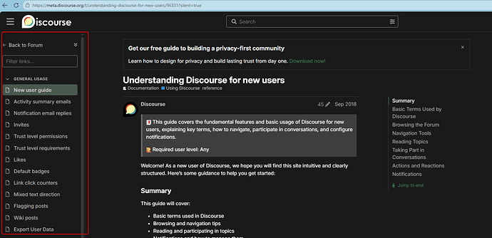 side bar