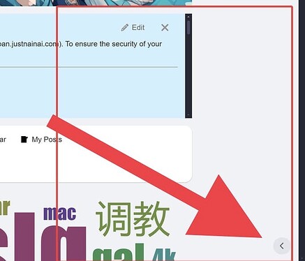 The image depicts a webpage with a red arrow indicating an error in "macOS" being cut off while showing a part of a Chinese character. (Captioned by AI)