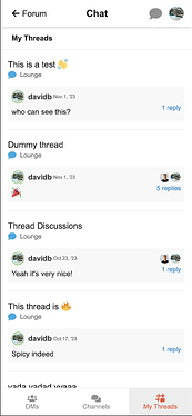 My Threads