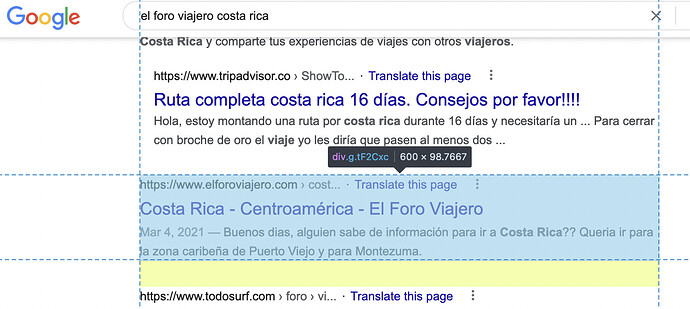 meta description in Google SERPs