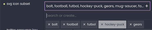 L'image montre une barre de recherche avec une liste déroulante de termes de recherche suggérés, y compris un terme « hockey-puck » grisé, probablement lié à une recherche de clé consommateur Twitter. (Légendé par l'IA)