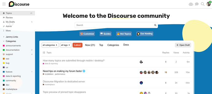 new default meta theme