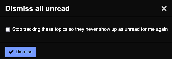 dismiss topics