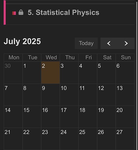 Um calendário digital exibindo julho de 2025, com o dia 2 destacado em laranja e controles de navegação para o mês e o dia. (Legenda da IA)