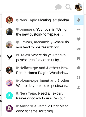 This image is a screenshot of a Twitter feed with a list of new topics for floating left sidebar. (Captioned by AI)