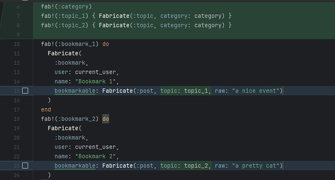This image shows edts in a code editor with two functions,  and , and the  function calls stack variables  and  to call the  function with different topics and parameters, with annotations and an  key visible in the editor. (Captioned by AI)