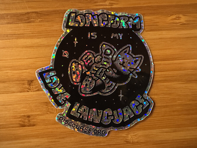 7 Sparkly Longform is my love language
