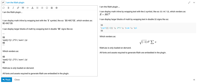 Soy el plugin de matemáticas