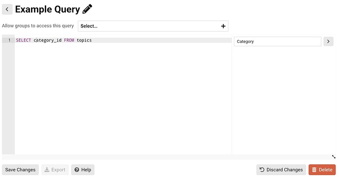 Data Explorer interface with search for 'Category' without results