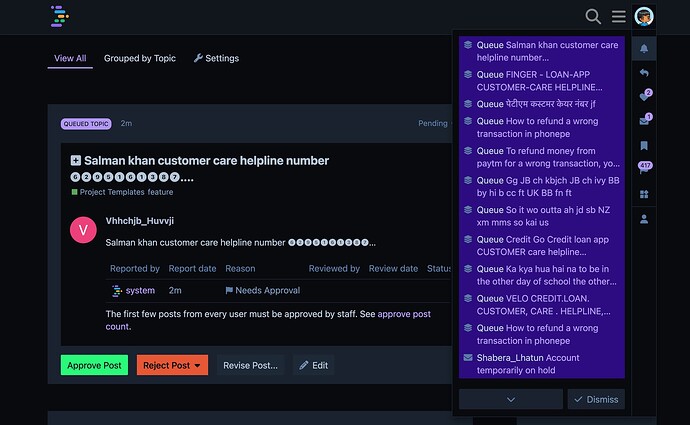 Ceci est une capture d'écran d'une interface d'ordinateur, affichant une conversation par e-mail ou par message avec une ligne d'objet « Numéro de la ligne d'assistance du service client de Salman Khan ». (Légendé par l'IA)