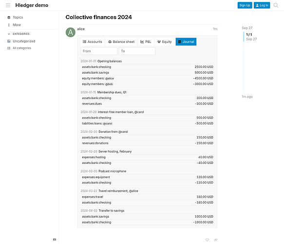 Journal