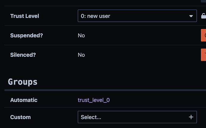 L'image affiche une interface informatique à thème sombre, montrant un menu de paramètres avec diverses options comme Niveau de confiance, Suspendu, Silencieux et Automatique, avec des options de sélection et de personnalisation. (Légendé par l'IA)