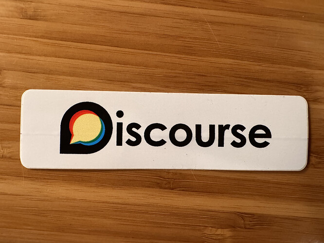 1 Discourse logo and name