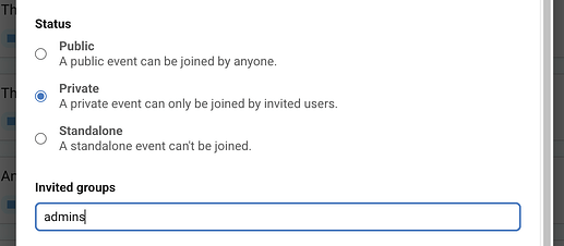 invite admins