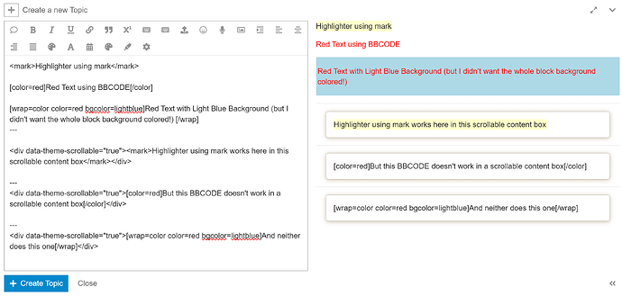 discourse-highlighter-vs-colour-vs-bolor-bg