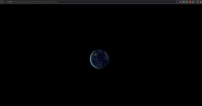 A imagem retrata uma visão de satélite da Terra com uma cidade visível à noite, contra um fundo celestial preto. (Legenda por IA)