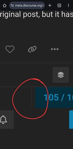 Una pagina web viene visualizzata con un cerchio attorno a un'icona a forma di campanello di notifica e un contatore che mostra "105 / 107". (Didascalia dell'IA)