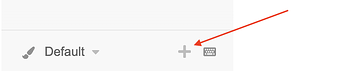 Add section button