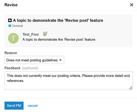 feedback