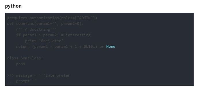 exemple de code python