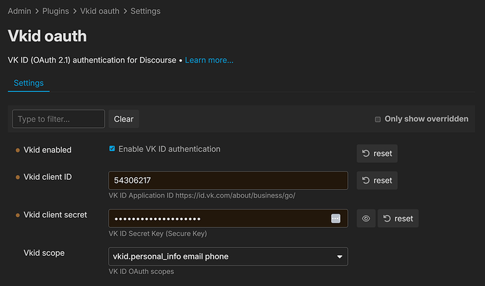 Vkid-oauth