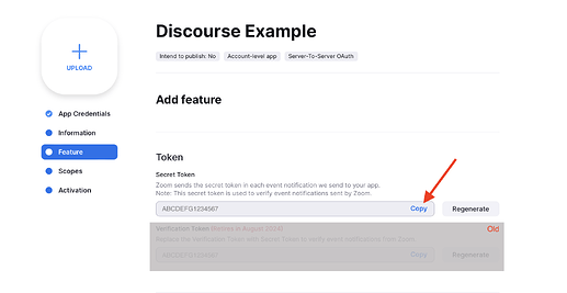 Webhooks Secret Token