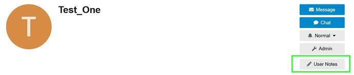 user note - profile