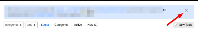 Der Screenshot zeigt eine unscharfe Webseite mit einem roten Pfeil, der auf eine Schaltfläche „Neues Thema“ auf der rechten Seite zeigt. (Beschriftet von KI)