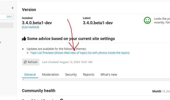 Esta imagem é uma captura de tela de uma página da web, especificamente uma página de atualização de versão de software. (Legenda por IA)