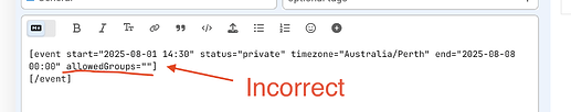 no groups specified