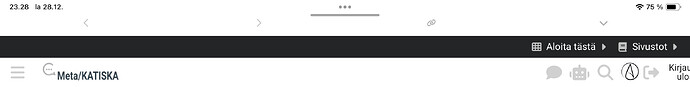 Das Bild ist ein Screenshot, der die Statusleiste eines Smartphones anzeigt, mit Uhrzeit, Akkulaufzeit, WLAN-Status und einer minimal angezeigten Suchleiste. (Beschriftet von KI)