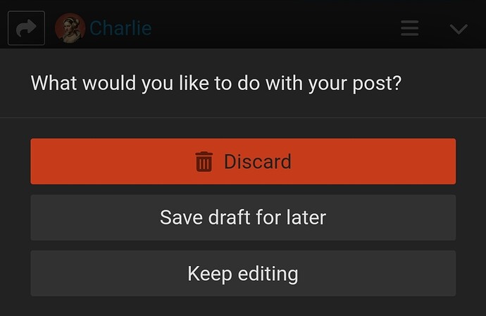Questa immagine mostra un'app mobile che chiede all'utente l'azione preferita con il proprio post. (Sottotitolato dall'IA)