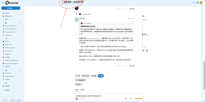 Una captura de pantalla de un canal de Discord con un anuncio fijado en chino el 24 de abril de 2023. (Título generado por IA)