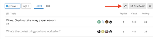 Edit Category Button